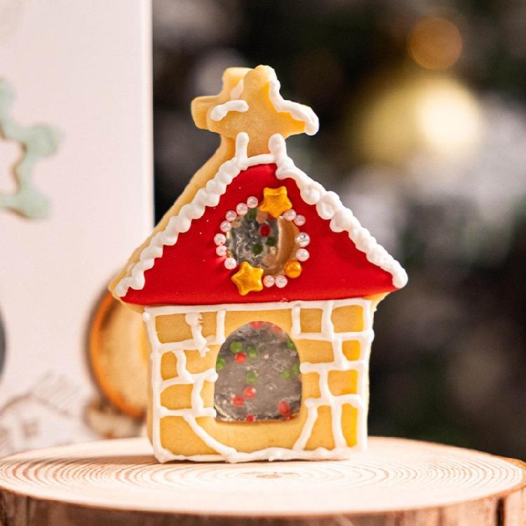 Zestaw 6 Foremek do ciastek o tematyce świątecznej Ze stali nierdzewnej Wykrawarki do fondantów