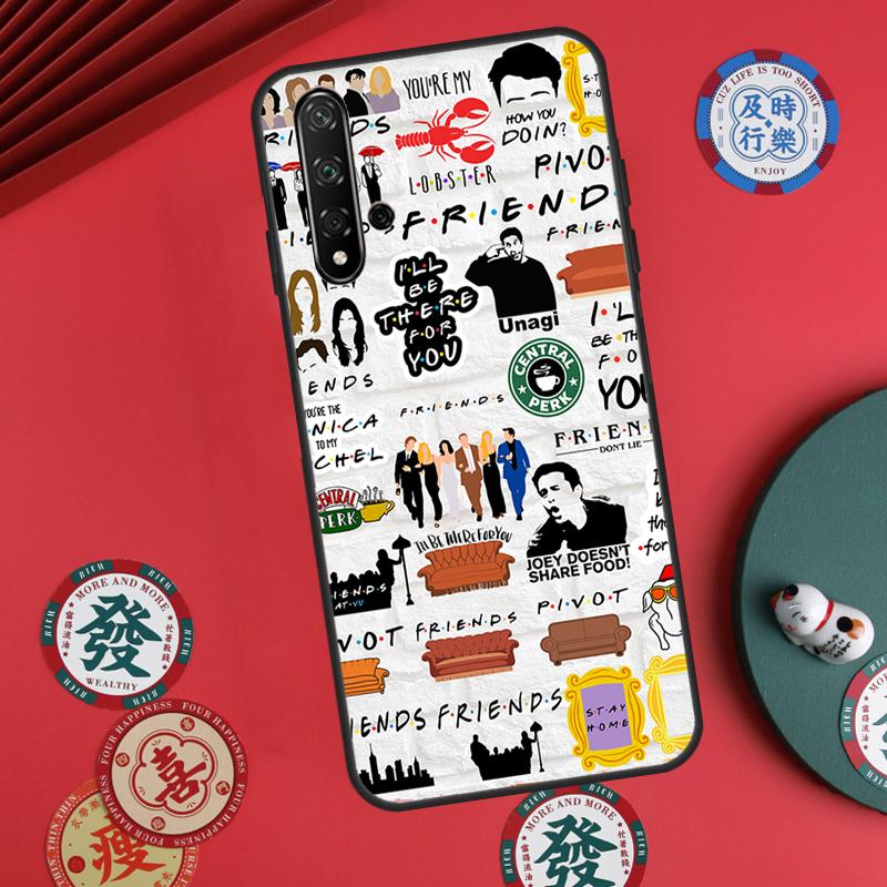 Friends TV Show For Huawei Nova 11i 8i 12i 12s 9 10 SE Y60 Y70 Y90 Y72 Y73 Y61 Y91 P60 Pro P30 P40 Lite Case