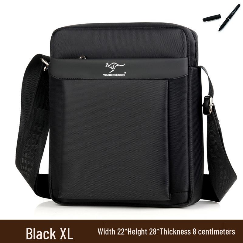 Men's Single Shoulder Crossbody Canvas Bag, New 2025 Oxford Commuting Backpack, Compact Personal Portable Bag