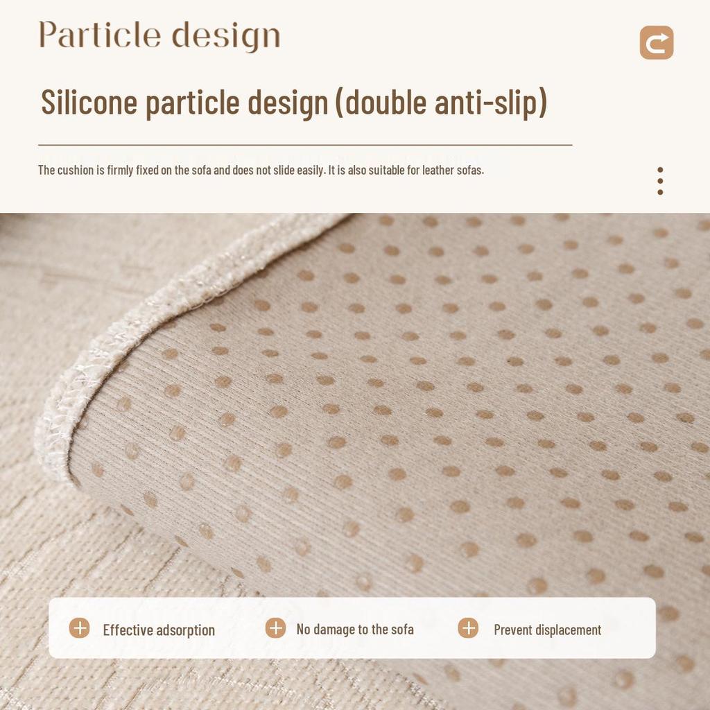 Universal Non-Slip Chenille Sofa Cushion Cover - French Luxury