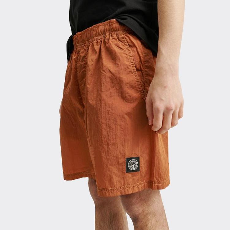 Stone Island Swimming Trunks Orange Men Swimwear 7615B0943-V0032