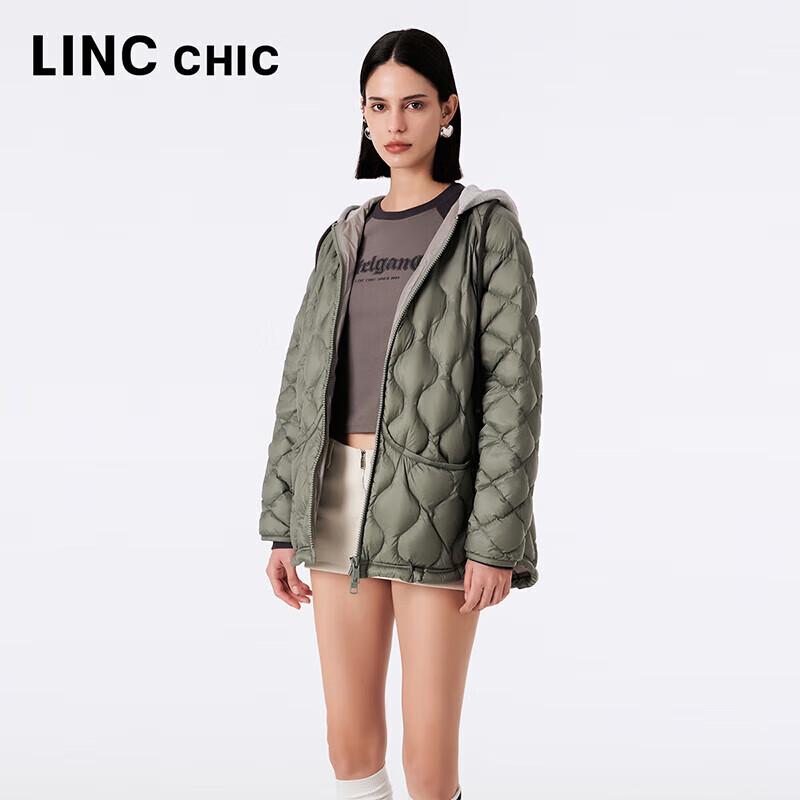 Jinyujie Women's Lightweight Hooded Down Jacket