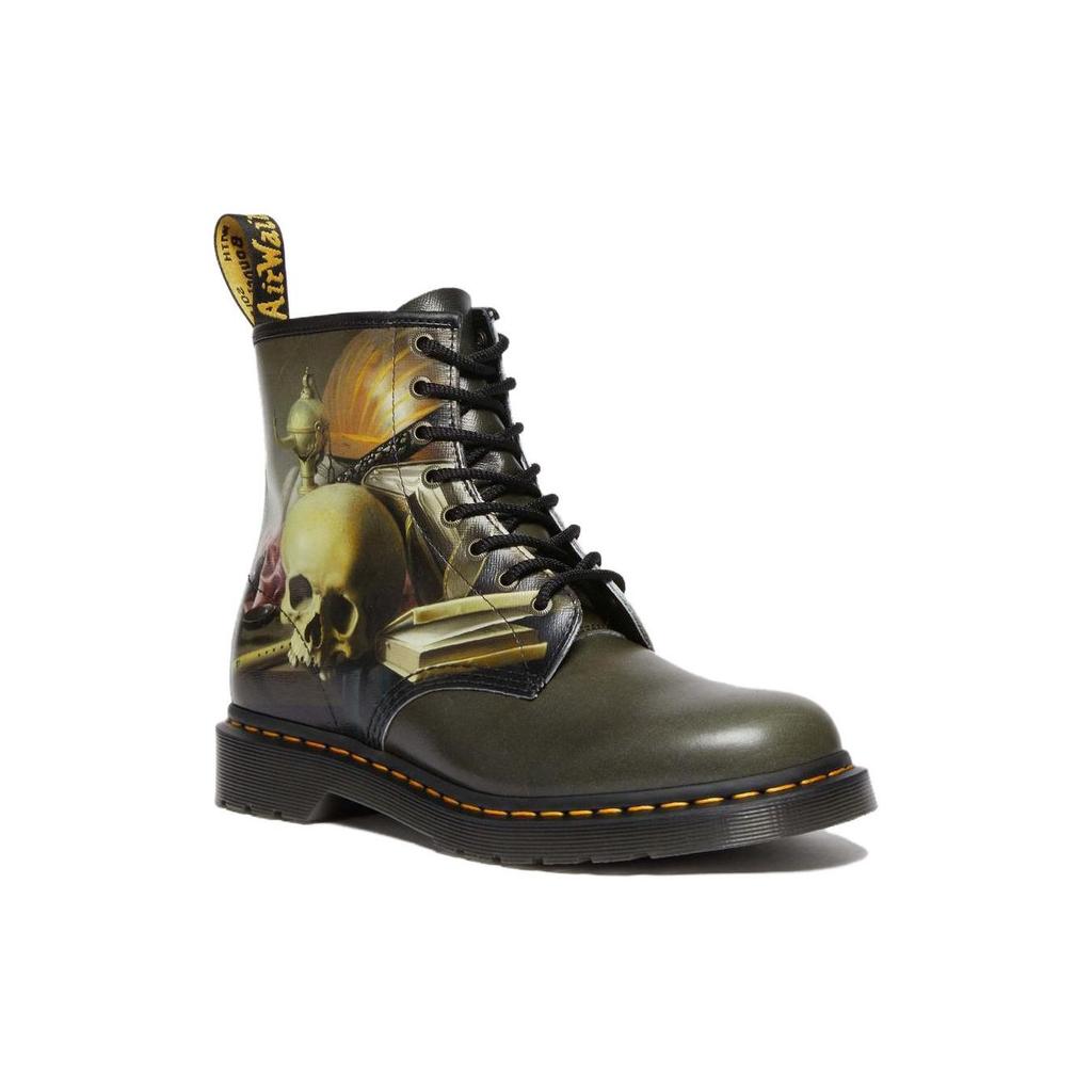 Dr. Martens The National Gallery X  Round Toe Comfortable Short Martin Boots Men Boots Brown 32123649