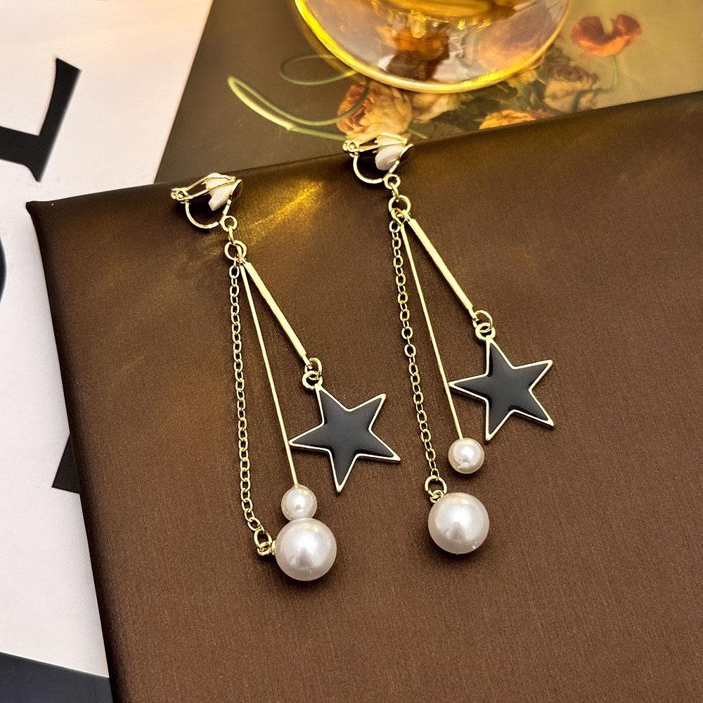 High-End Französische Dreieck Ohrclips ohne Piercing - Damen Einfache, Elegante, Luxuriöse Ohrringe