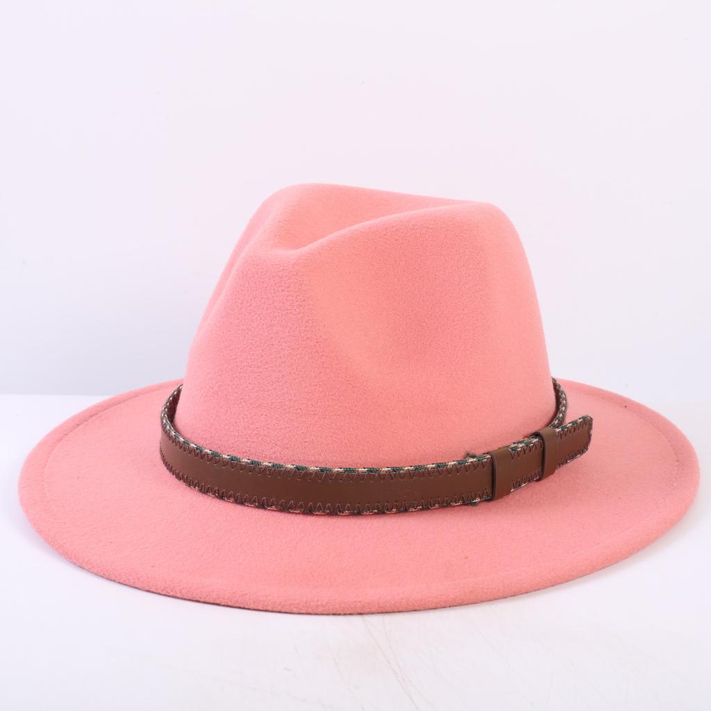 Popular European and American classic simple flat-brimmed top hat men's and women's fashionable and elegant versatile jazz hat top hat