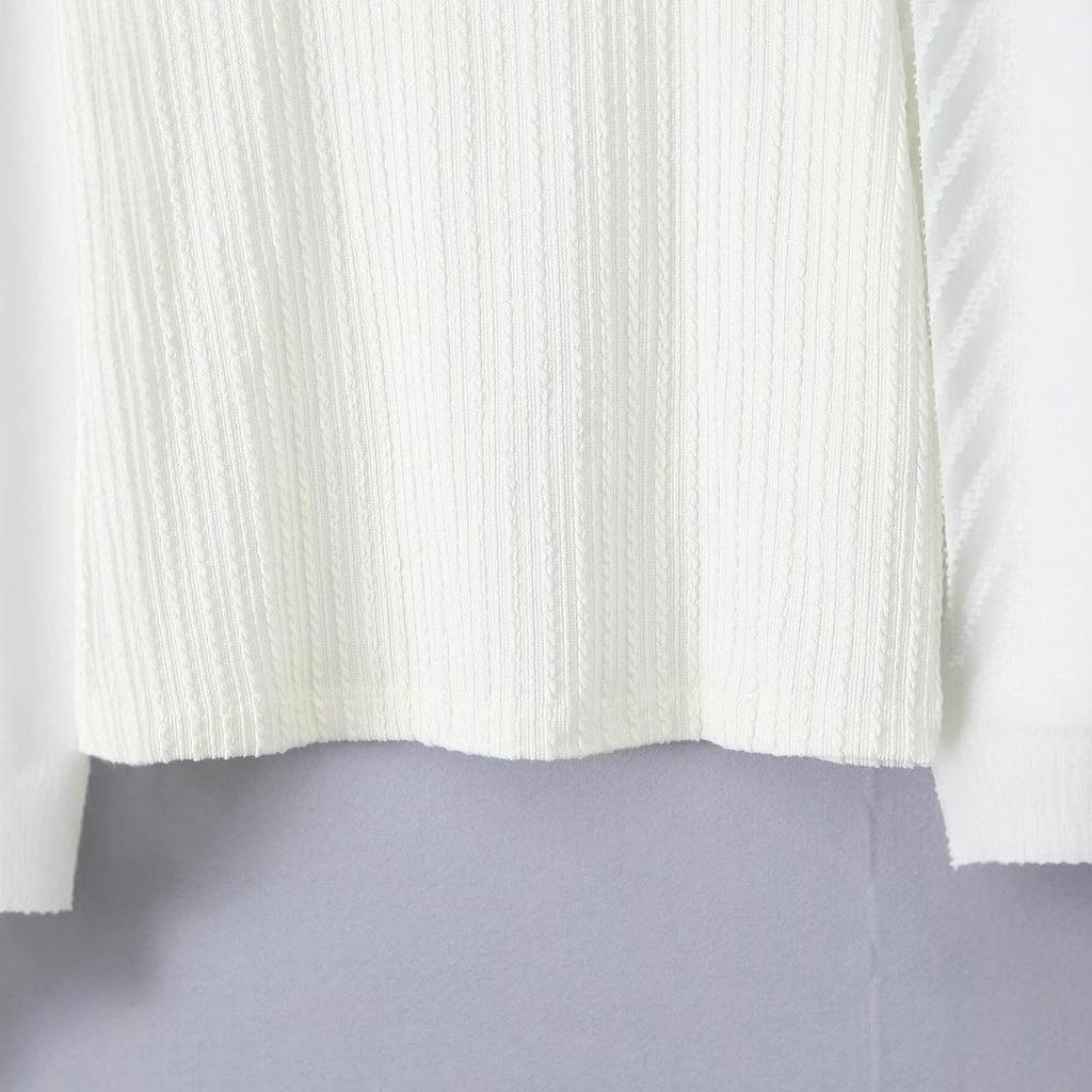 2024 Autumn Women's European & American Style Versatile Patchwork Long Sleeve Top