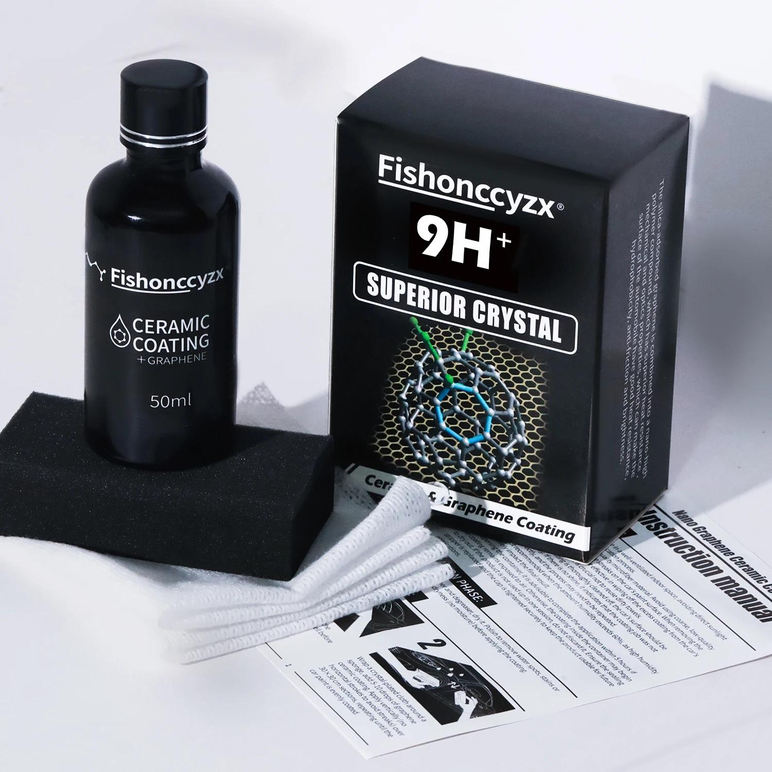 

50ml Nano Ceramic Coating Graphene 9H Pro Hydrophobic Paint Protection Car High Temperature Resistance Scratch Resistance