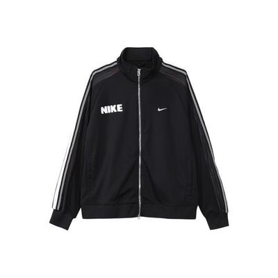Men's Striped Full-Zip Stand Collar Jacket