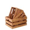 Handcrafted Storage Boxes Handle Storage Container Wood Nesting Storage Crates  Office