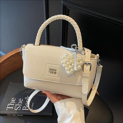 Fashion Portable Small Square Bag Women's New Glossy Shoulder Messenger Bag