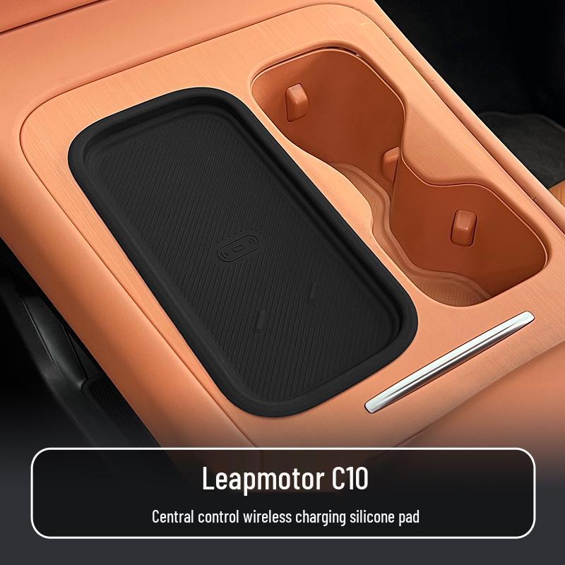 Leaper C10 Wireless Charging Anti-Slip Silicone Pad for Car Interior Protection & Decoration