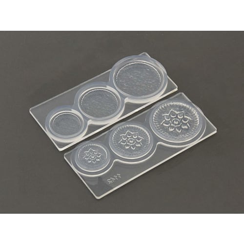 Kamejima Shoten Clay Jewelry Cutter, Biscuit (Round) 3D Shape, Hobby Tool, 1142