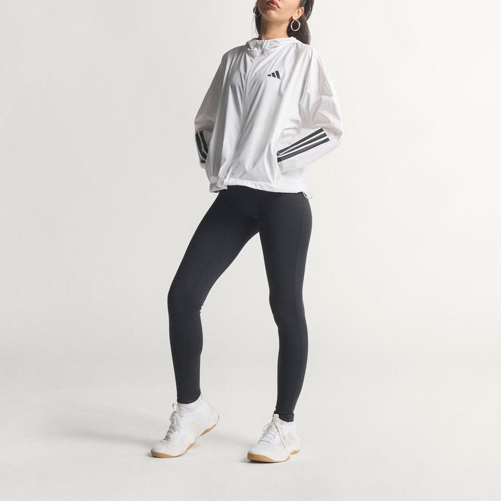 Adidas Hyperglam Windbreaker Clima365 Water-Resistant Sports Loose-Fit Hooded Long Sleeve Coat Women outerwear KC7655