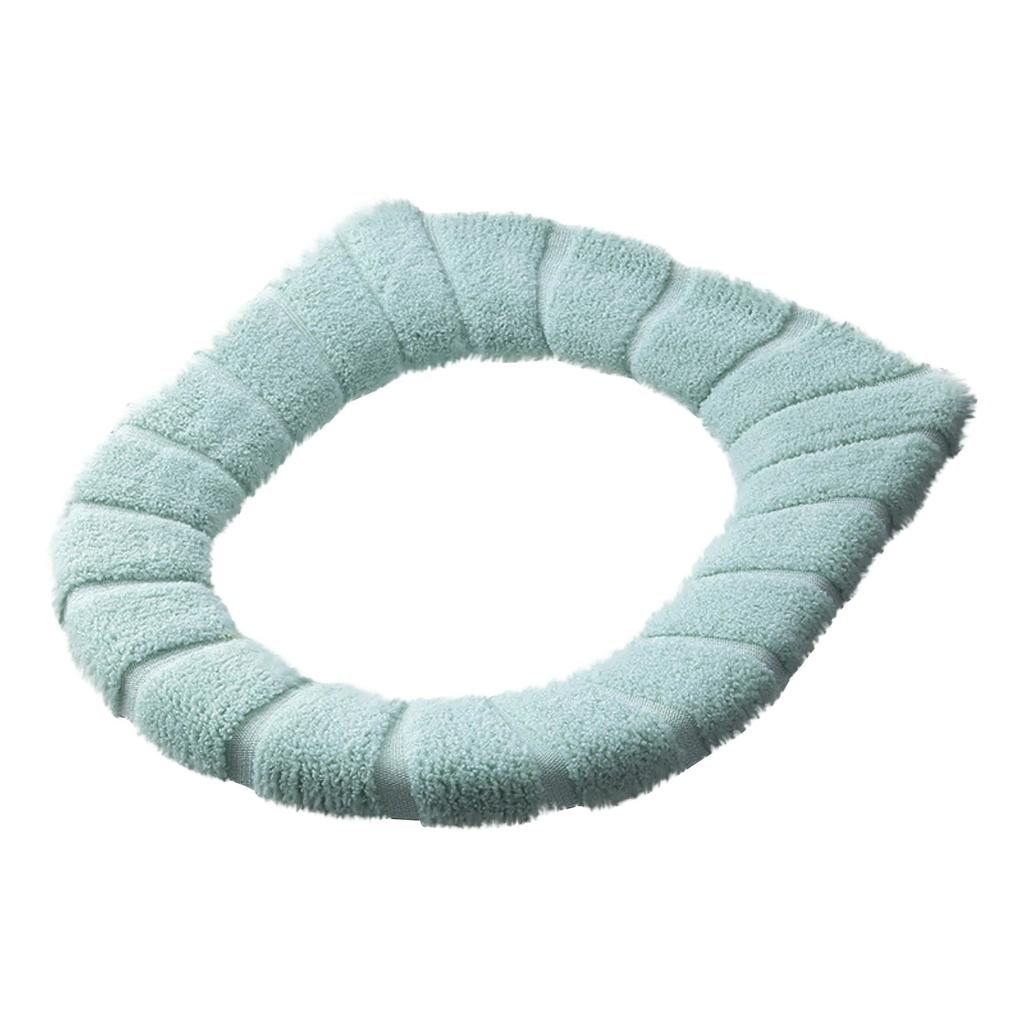 Bathroom Toilet Seat Closestool Washable Soft Warmer Mat Toilet Cover Pad Cushion