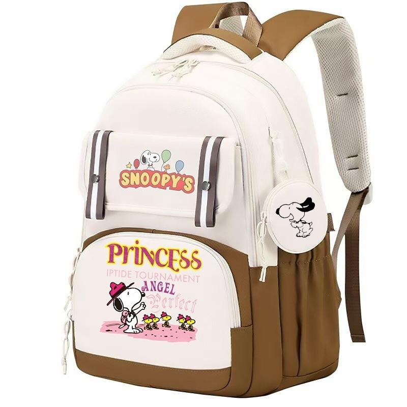 Large Capacity Schoolbag with Shoulder Strap; Student Three-piece Pencil Case Set