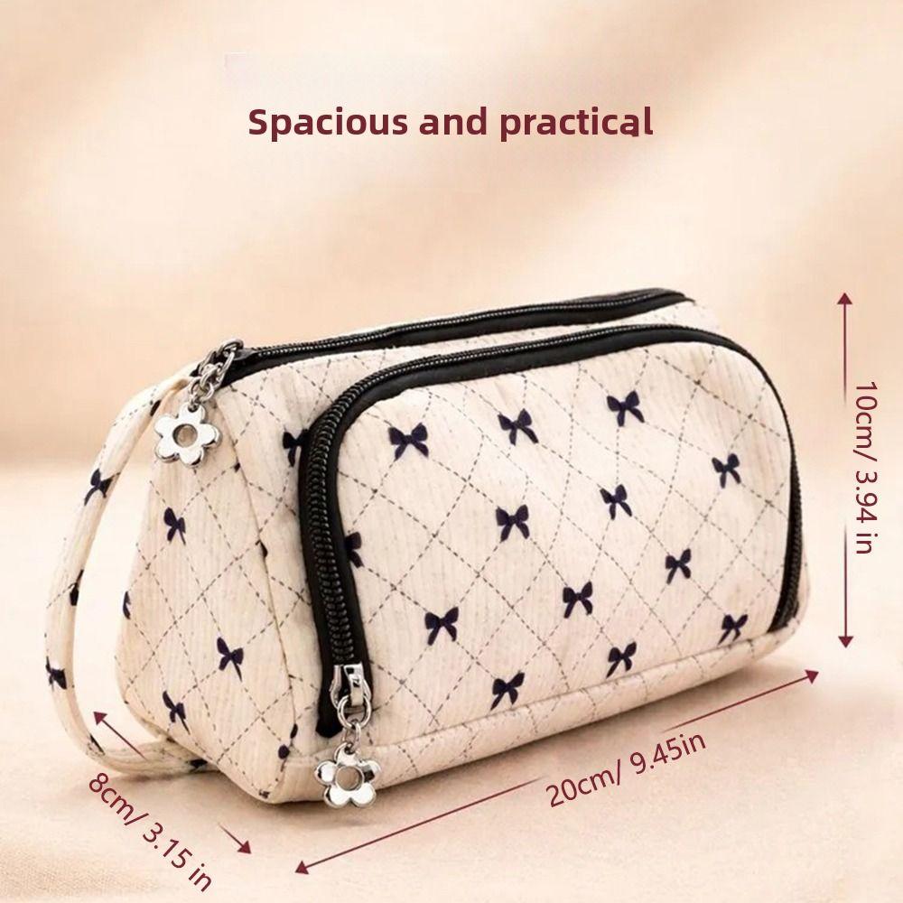Big Capacity Canvas Pencil Pouch Multifunctional Stationery Box New Large Pencil Case