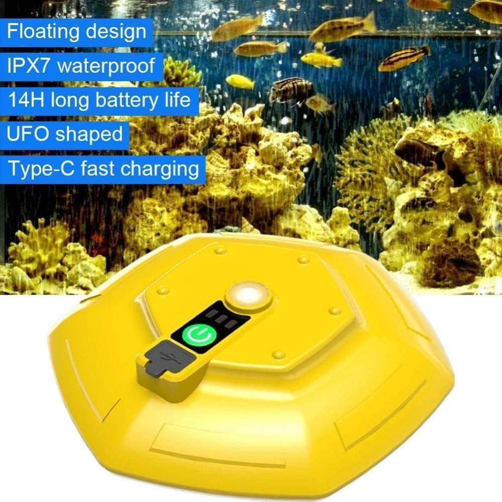 IPX7 Waterproof Floating Live Bait Aerator Bait Bucket Aerator Aquarium Fish Tank