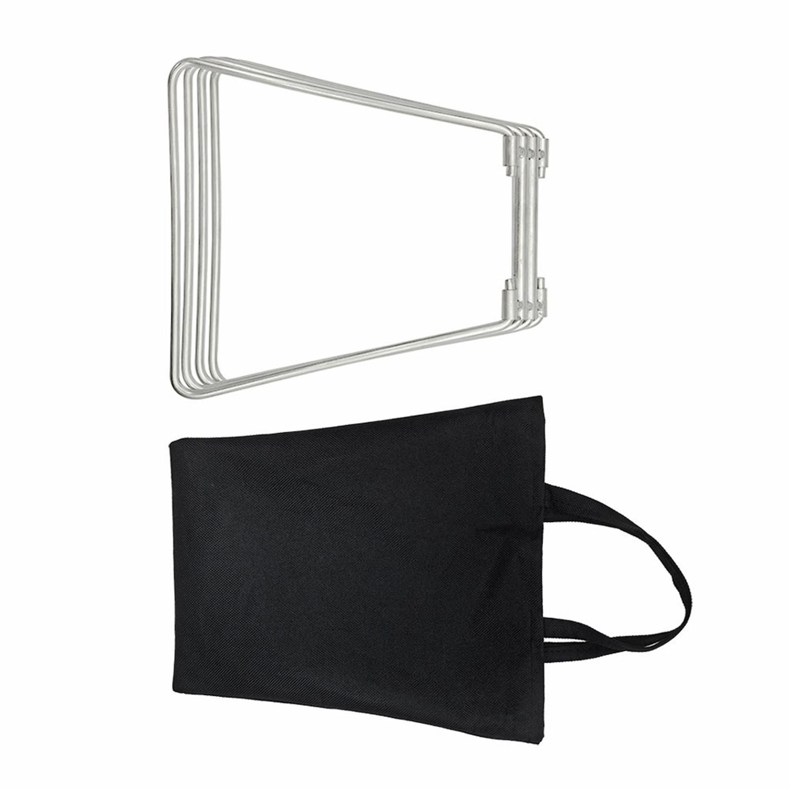 Кемпинговые складные ящики-холодильники Подставка Складной холодильник Держатель ящика для льда Уличная складная подставка для ящика для льда Ящики для хранения Кронштейны L серебряный