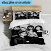 Kpop idle Colorful Dreams 3pcs Bedding Set,Including 1pc Duvet Cover And 2pcs Pillowcases Perfect Gift for Christmas,Ideal for Bedroom, Dormitory