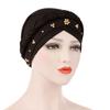 New Asian Style Dome Hat Summer Polyester Beaded Headwrap For Men And Teens