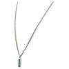 Gucci Letter Logo Shiny 925 Silver Necklace Unisex necklace GCYBB678714001
