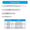 15/20/30/40cm Metal Measuring Marking Gauge with Slide Stop Carpentry Square Woodworking Tools Carpenter Scribing Ruler