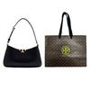 Tory Burch Eleanor Logo Metal Hardware Leather Shoulder Bag Women bags Black 164762-001