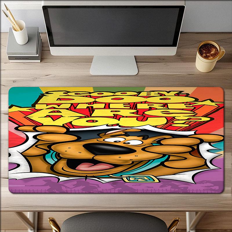 Scooby-Doo Theme Mouse Pad, Non Slip Rubber Base, Multifunctional Office & Home Decor, Perfect for Workspace Personalization.