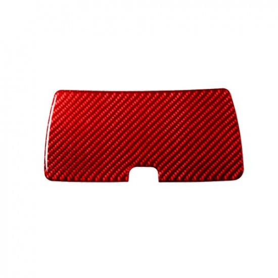 Red Carbon Fiber Interior Center Storage Cover Trim For Toyota Celica 2000-05