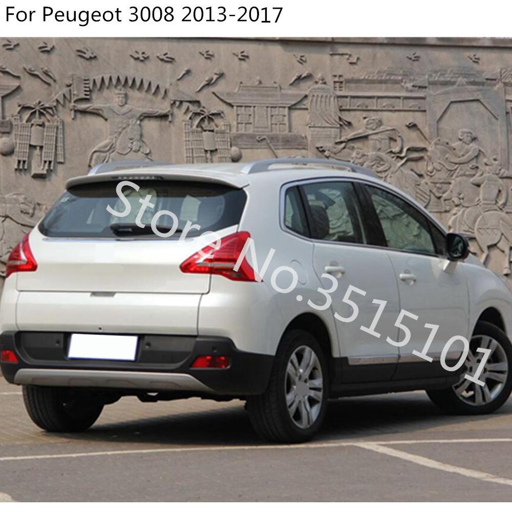 Car Styling Cover ABS Chrome Lamp Front Head Fog Light Trim Frame Hoods Stick Part For Peugeot 3008 2013 2014 2015 2016