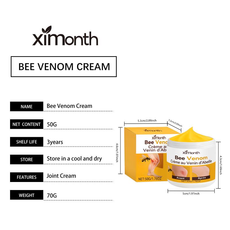 Bee Venom Joint Cream Multifunctional Arthritic Joint Care Deep Moisture for Pain Management at Home