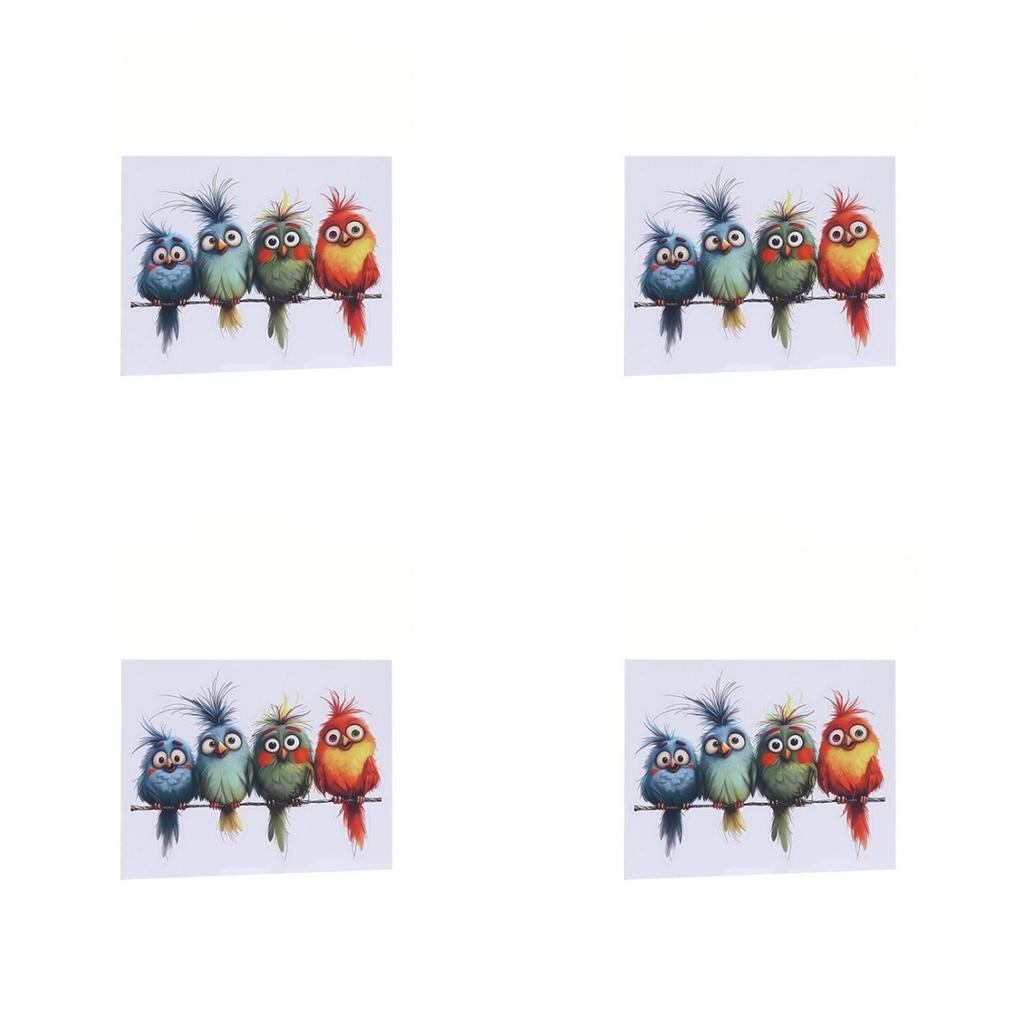 Auto Funny Birds Stickers Multifunctional Glass Vinyl Stickers Window Truck Removable Decals