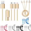 Usb 3in1 Charger Cable Micro Typec Data Sync Cable For Iphone 5 6 Android 7plus