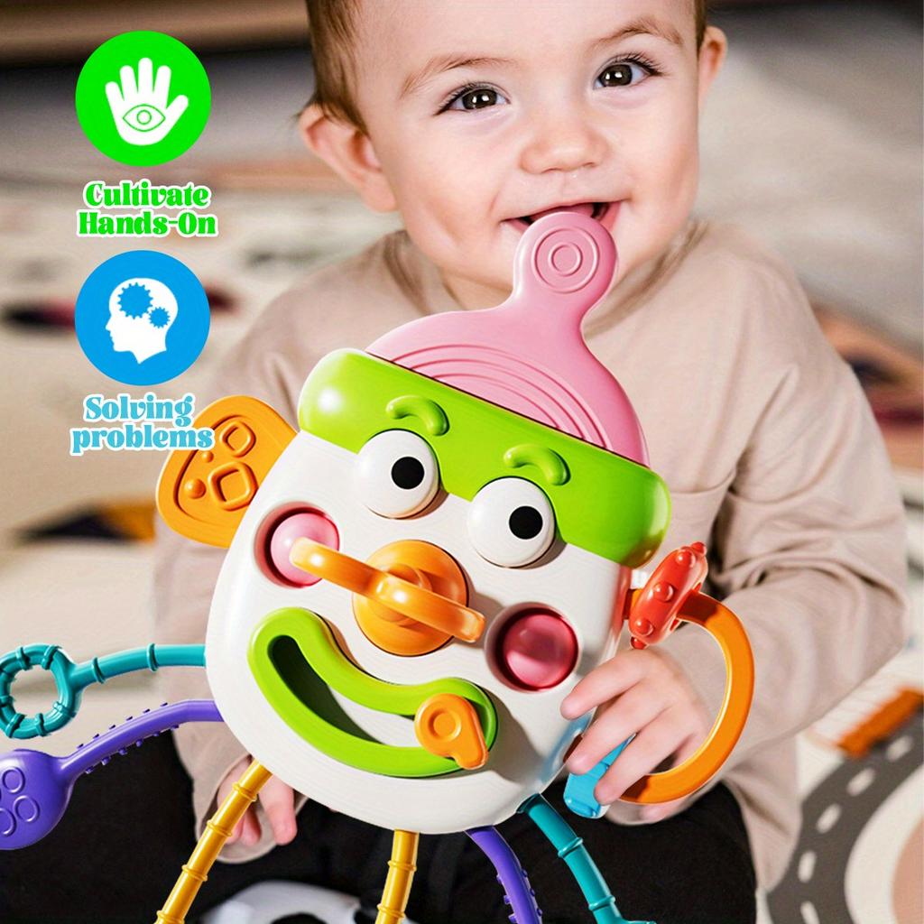 Handheld Ball Toy in a Bottle, a 6 In 1 Educational Toy for Kids, Perfect for Christmas And Thanksgiving Gifts, Available in Random Colors.