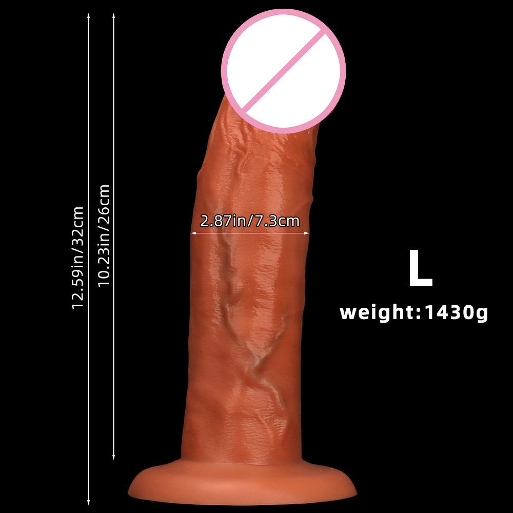 Super Sized Anal Plug Penis Liquid Silicone Simulation Super Sized Dildo Adult Sex