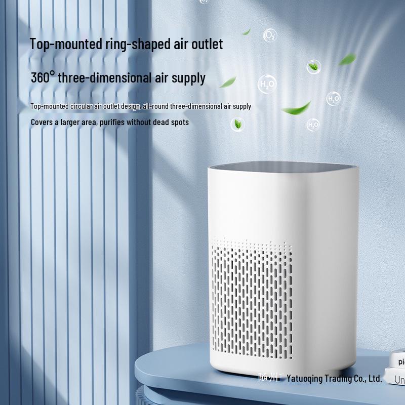 Compact Air Purifier for Home, Office, and Bedroom - Deodorizes Pets, Removes Smoke, Odors, and Formaldehyde.