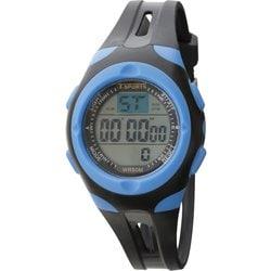 CREPHA TS Series Men's Quartz Digital Wrist Watch - Black / Blue TS-D157-BL TS-D159-RD TS-D156-BL TS-D158-BK TS-D154-BL TS-D155-SV TS-AD094-BK