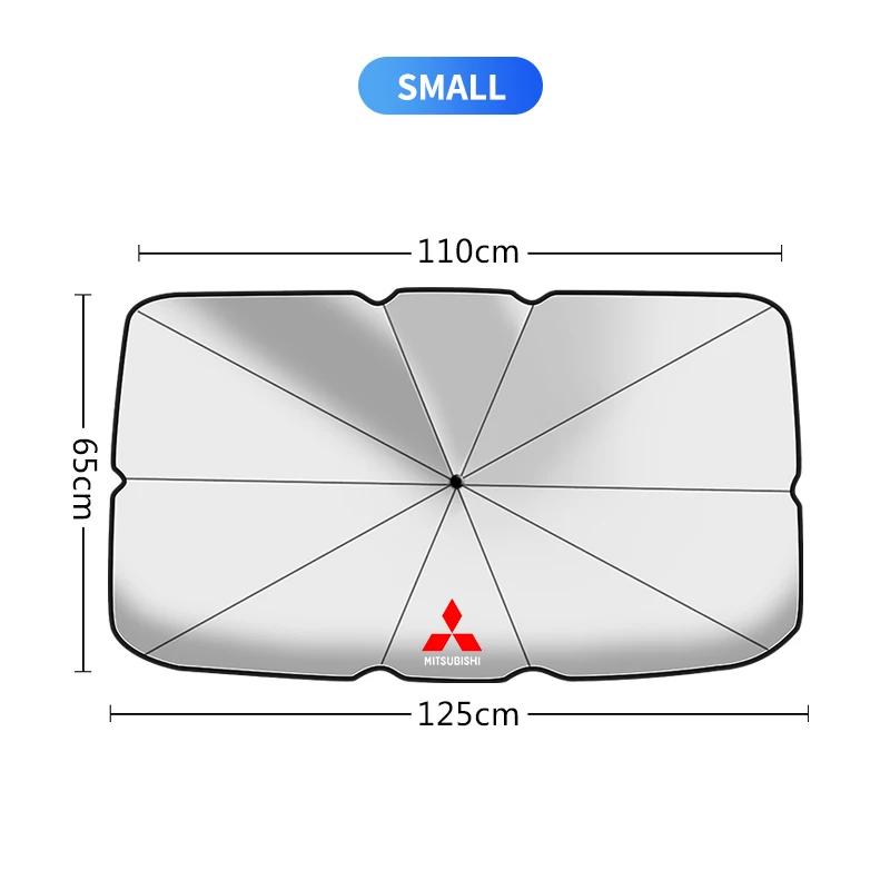 Автомобильный солнцезащитный зонт на лобовое стекло для Mitsubishi Ralliart Lancer Outlander Pajero L200 ASX Mirage Eclipse Montero EVO9 Galant