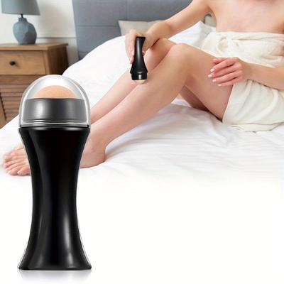 Face Oil Absorbing Roller Natural Volcanic Stone Facial Pore Cleaning Oil Removing Massage Body Stick Makeup Face Skin Care Too