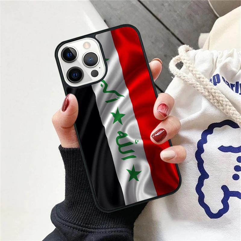 Iraqi Iraq Flag Phone Case For iPhone 17 Air 15 16 Cover 11 13 14 Pro Max 12 Plus Max Fundas