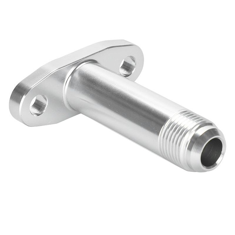 Durable-10AN Turbo Drain Fitting Extended Turbo Oil Drain Adapter Outlet Fitting For T3/T4 Turbochargers Flange