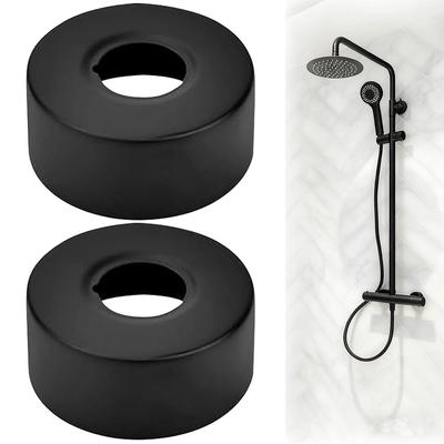 2 Stück 25mm Edelstahl-Rohrabdeckung für Wasserleitungen, Wasserhähne, Abflussrohre