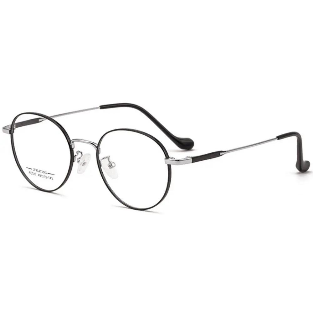 

Новые сверхлегкие титановые круглые очки для чтения, цветная металлическая оправа, очки для пресбиопии, мужские, женские, оптика, рецептурные очки +500