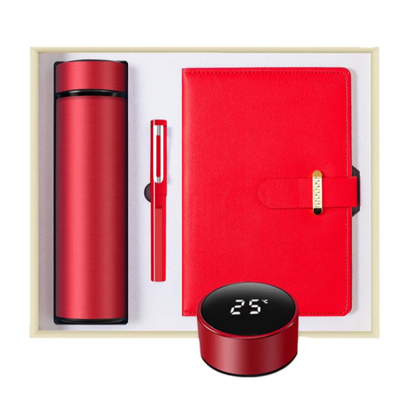 Business Gift Set: Smart Insulated Mug, Notebook & Pen
