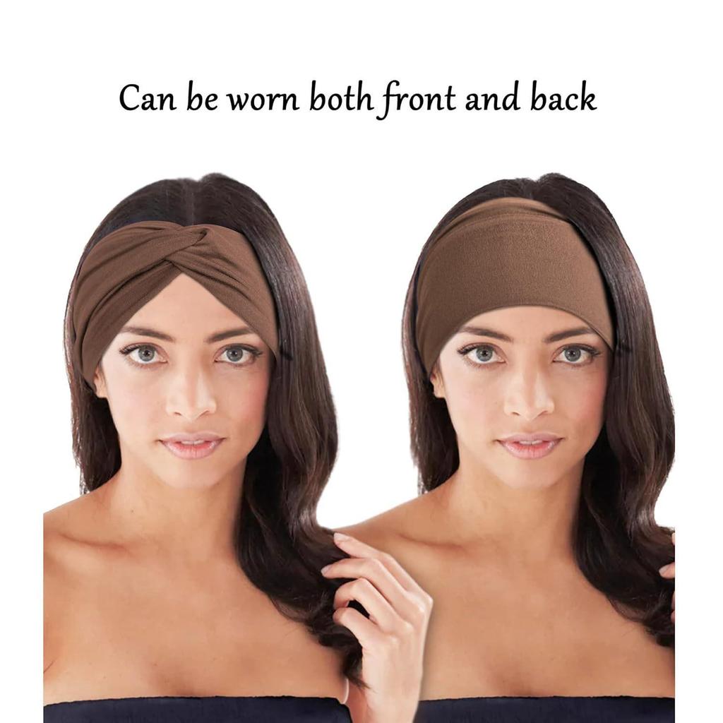 Bohemian Yoga Wide Headband - Sweat-Absorbent Retro Fabric Headscarf