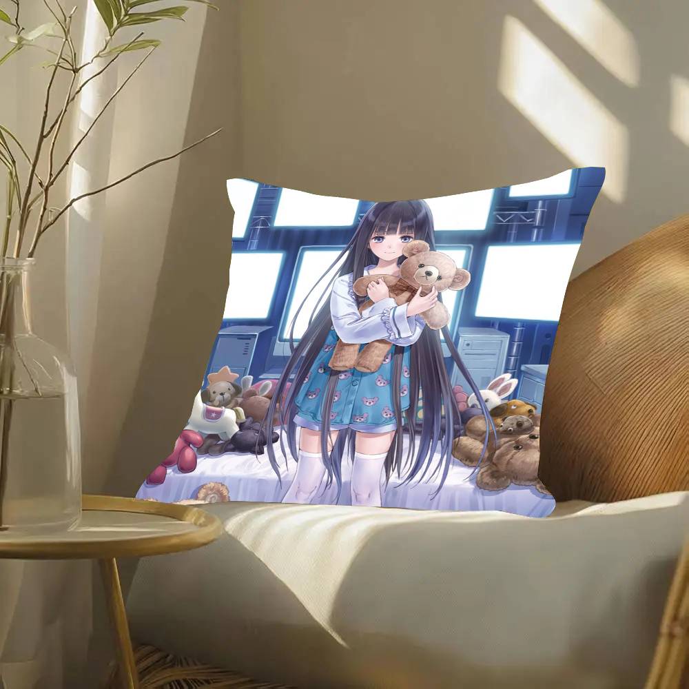 Heavens Memo Pad Anime Pillow Case Fashion Square Pillowcase Bedroom Sofa Room Ins Decoration Leisure
