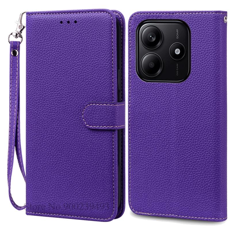 For Redmi Note 14 Case Wallet Flip Leather Cover For Xiaomi Redmi Note 14 4G Case Book Cover For Redmi Note 14 5G Case