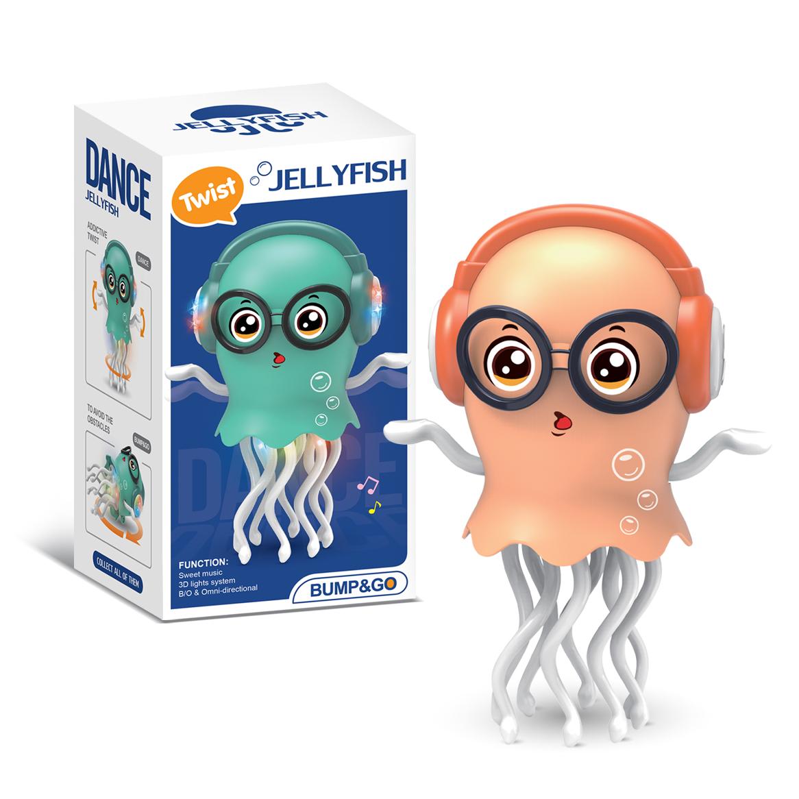 

Non-Toxic Electric Auto-Avoid Octopus With Led Lights Music Electric Crawling Octopus Toy Stress Relief Gift Octopus Interactive Robotics OneSize