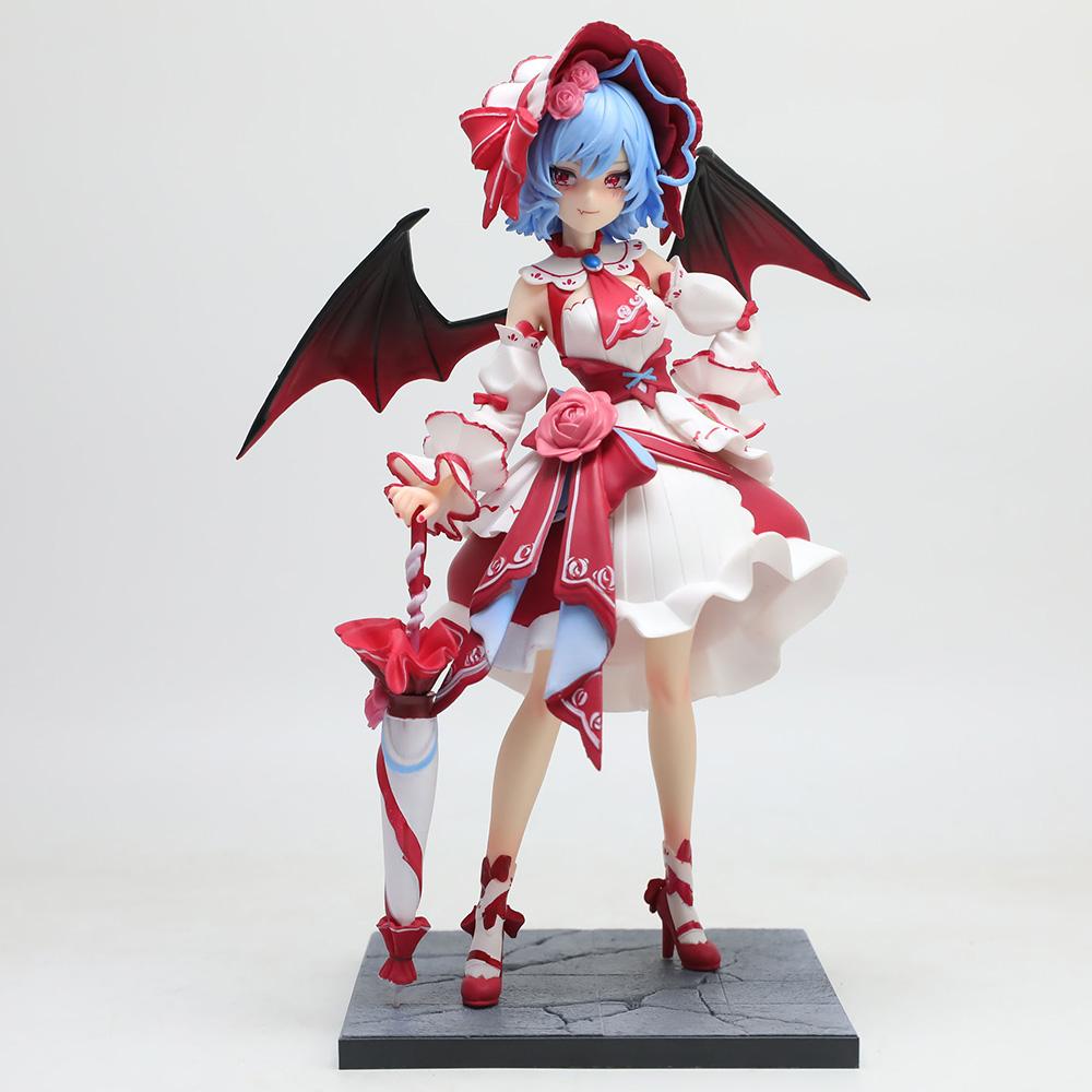 25cm Touhou Project Lolita Dress Remilia Scarlet PVC Action Figure Anime Figure Model Toys Collection Doll Gift