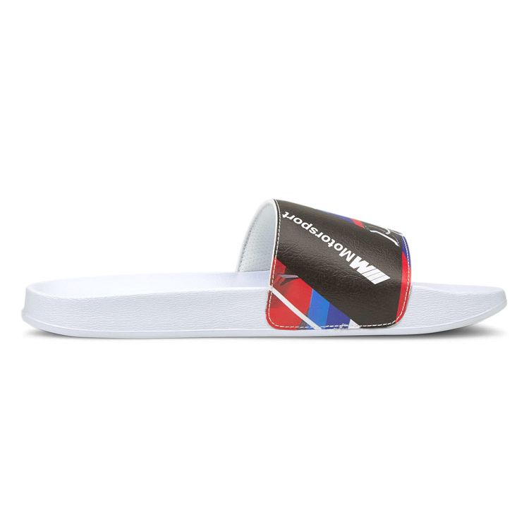 BMW Motorsport X Puma Leadcat Slide Graphic - White Unisex Sneakers High-Risk-Red 368582-01